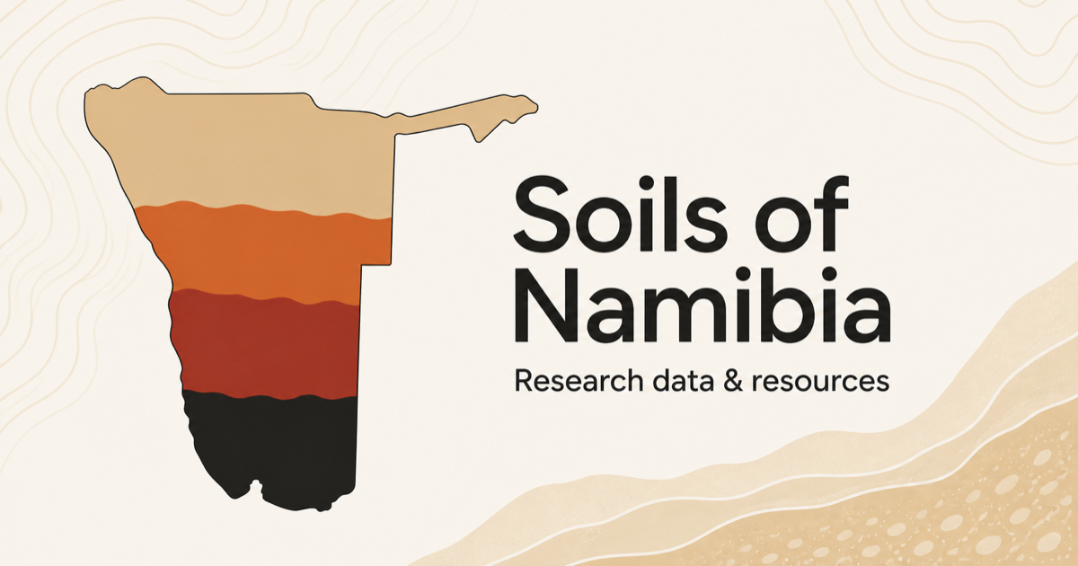 Maps & Soil Types | Soils of Namibia